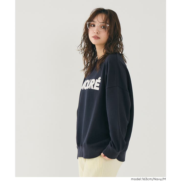 ワッペン刺繍裏毛トレーナー | coca | 詳細画像21 