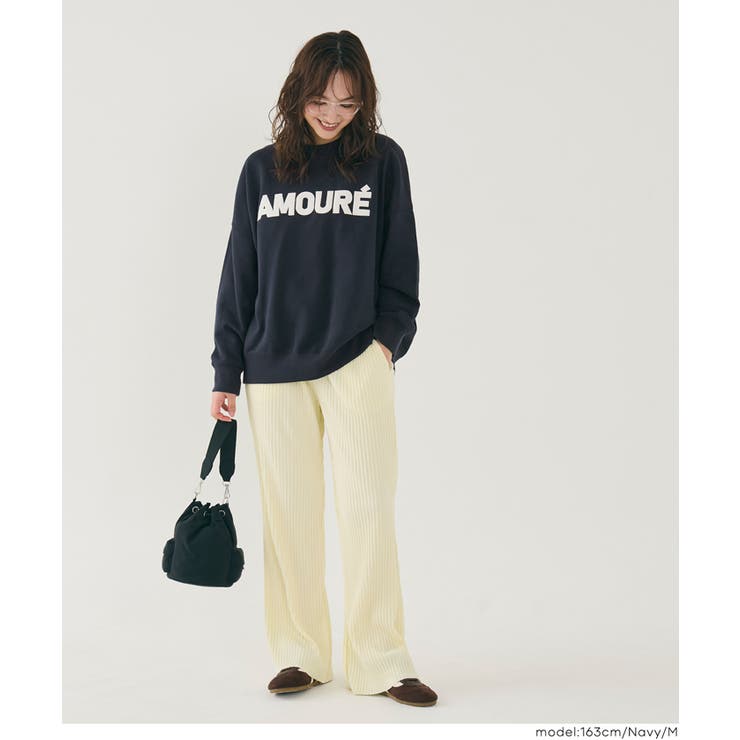 ワッペン刺繍裏毛トレーナー | coca | 詳細画像22 