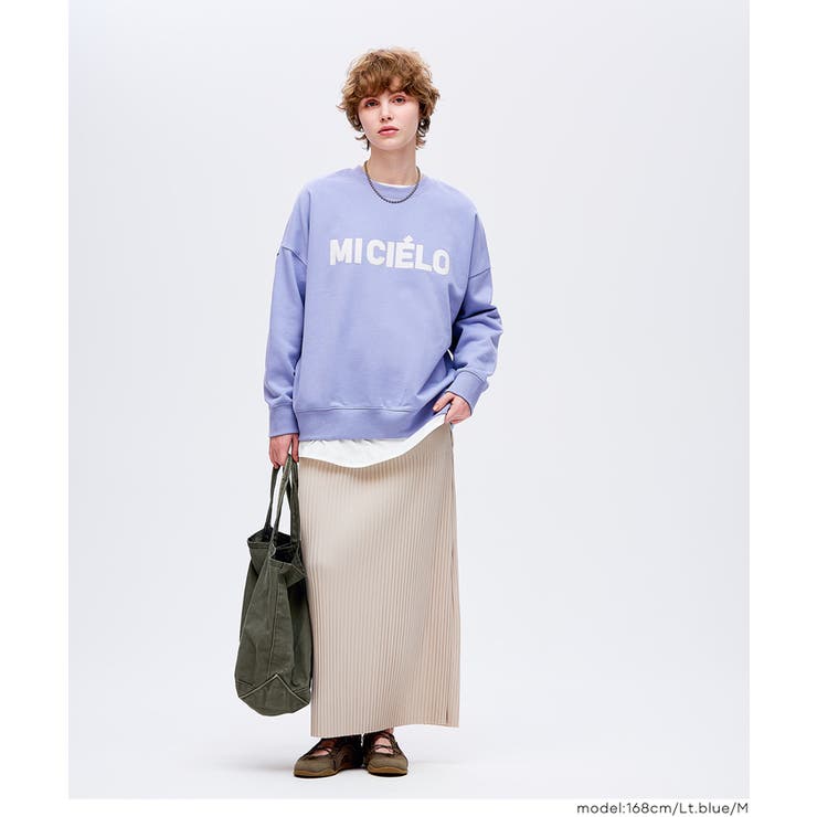 ワッペン刺繍裏毛トレーナー | coca | 詳細画像10 