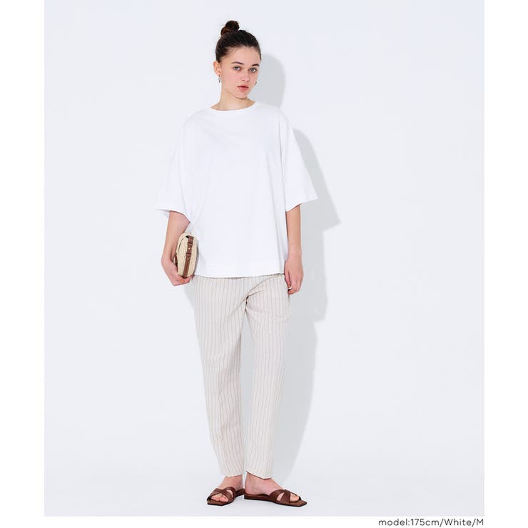 シンプルで飽きのこない、レギュラーウェイトラウンドT | coca | 詳細画像11 