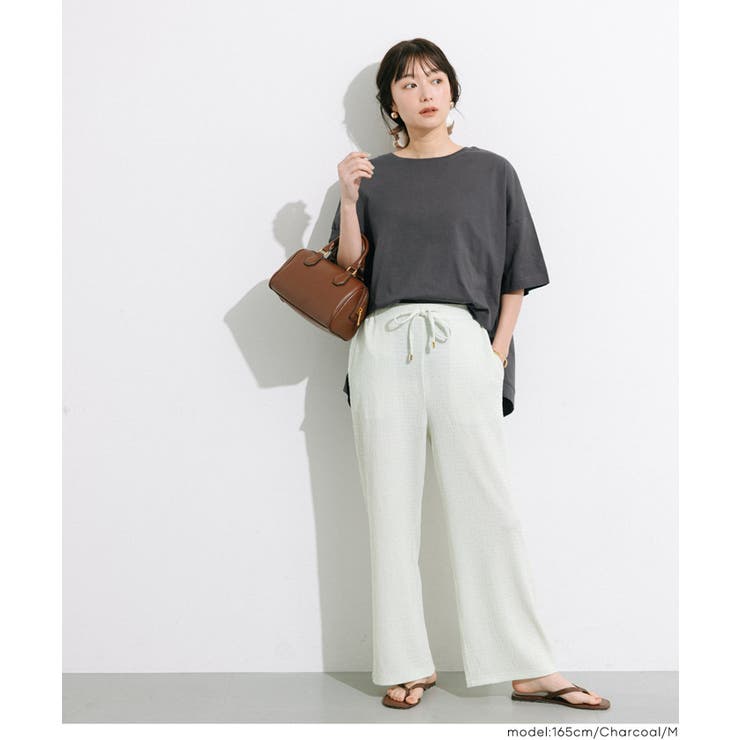 シンプルで飽きのこない、レギュラーウェイトラウンドT | coca | 詳細画像17 