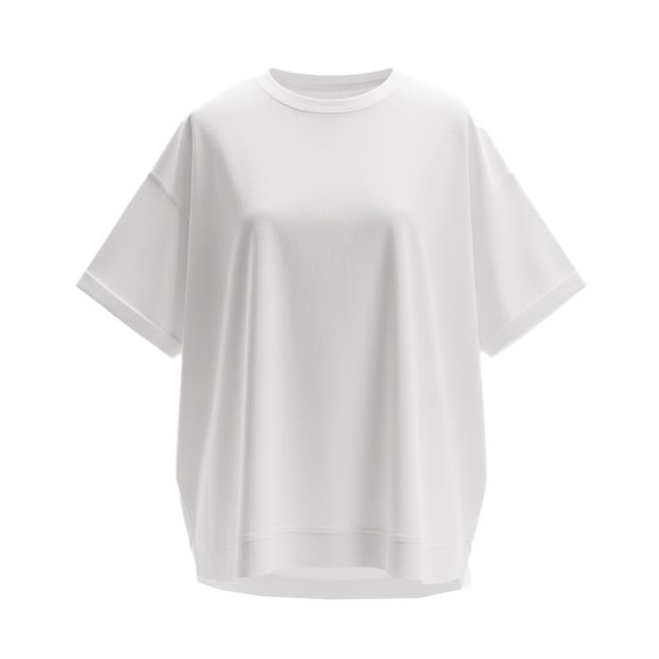 シンプルで飽きのこない、レギュラーウェイトラウンドT | coca | 詳細画像2 