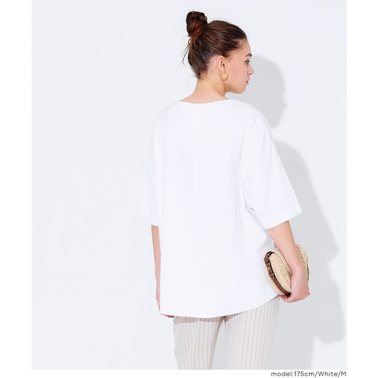 シンプルで飽きのこない、レギュラーウェイトラウンドT | coca | 詳細画像10 