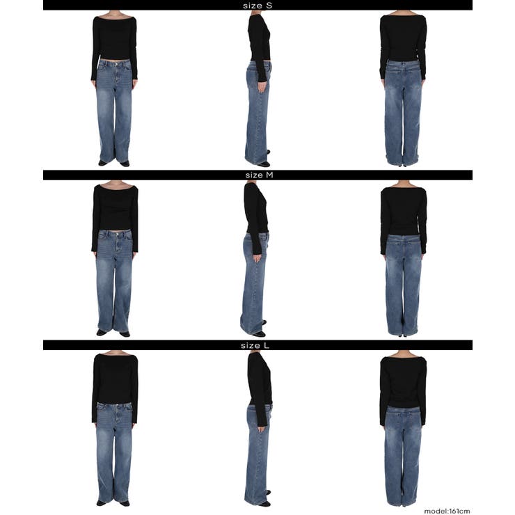 ボートネックリブTシャツ | coca | 詳細画像21 