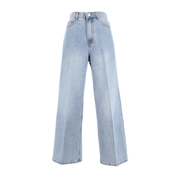 センタープレスストレートデニムパンツ | coca | 詳細画像2 