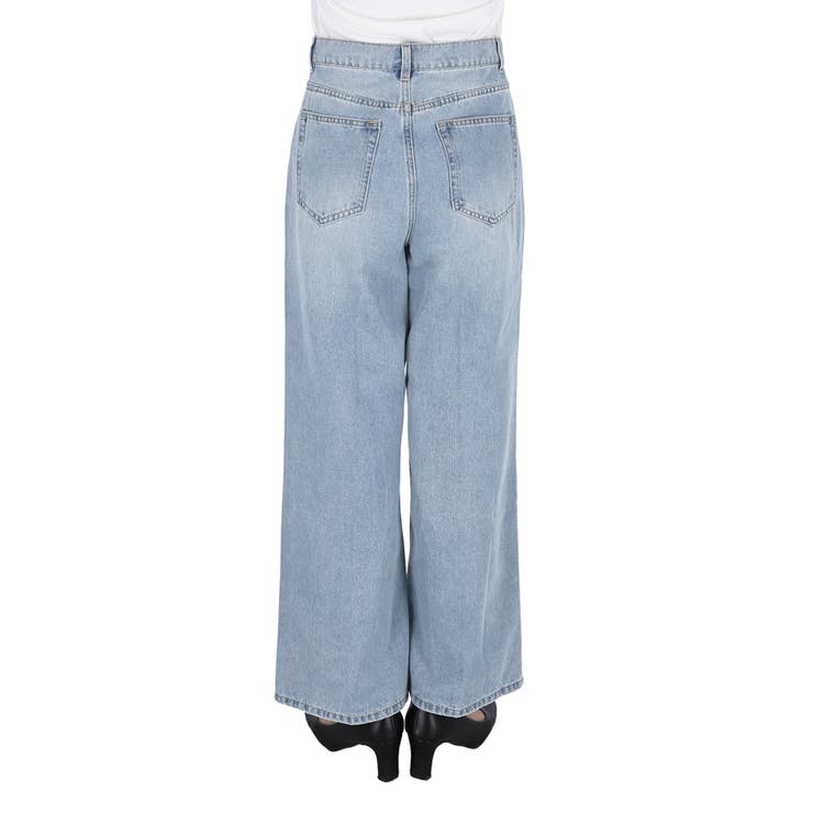 センタープレスストレートデニムパンツ | coca | 詳細画像5 