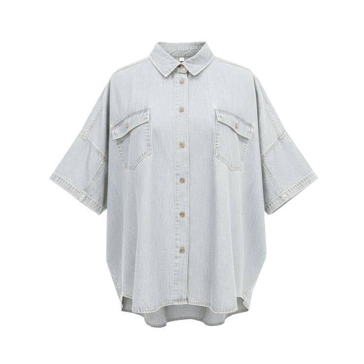 デニムビック半袖シャツ | coca | 詳細画像2 