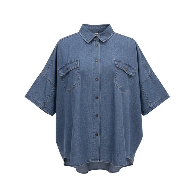 デニムビック半袖シャツ | coca | 詳細画像3 