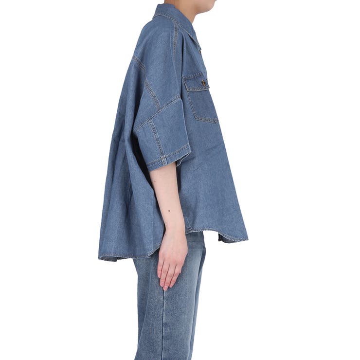 デニムビック半袖シャツ | coca | 詳細画像5 