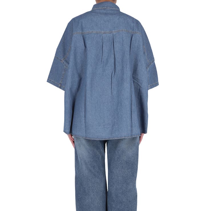 デニムビック半袖シャツ | coca | 詳細画像6 