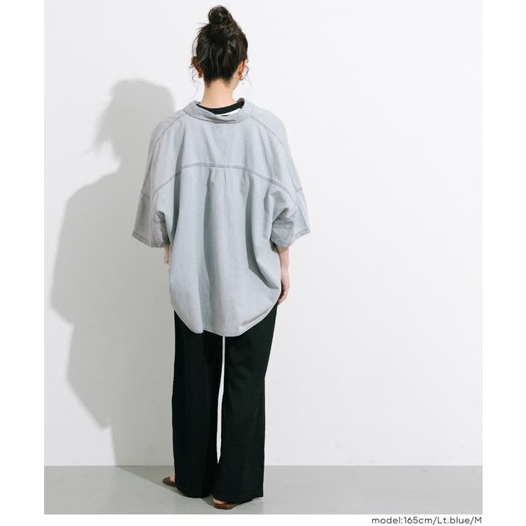 デニムビック半袖シャツ | coca | 詳細画像9 