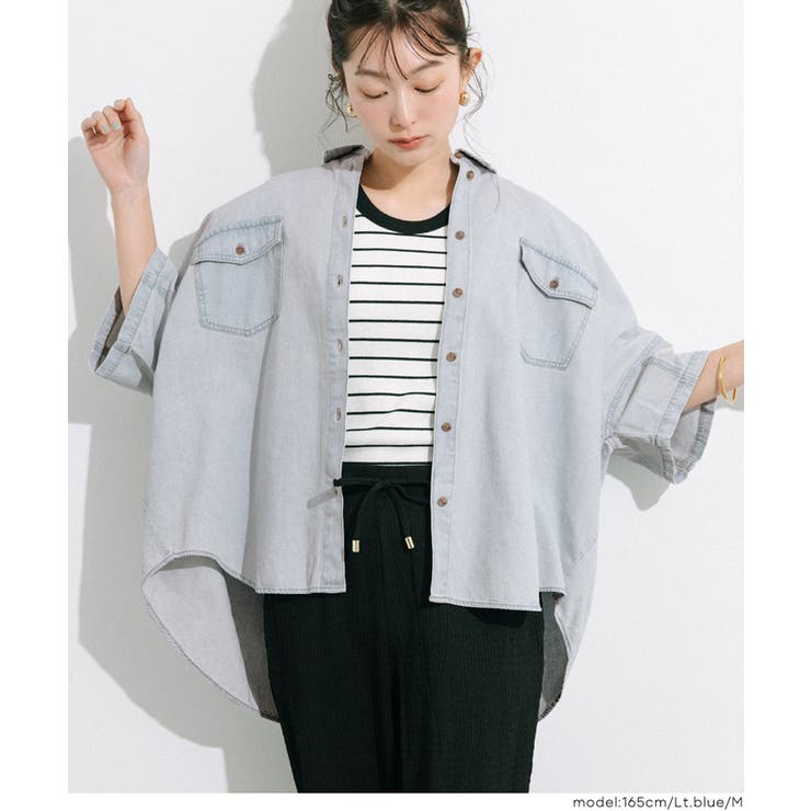 デニムビック半袖シャツ | coca | 詳細画像10 