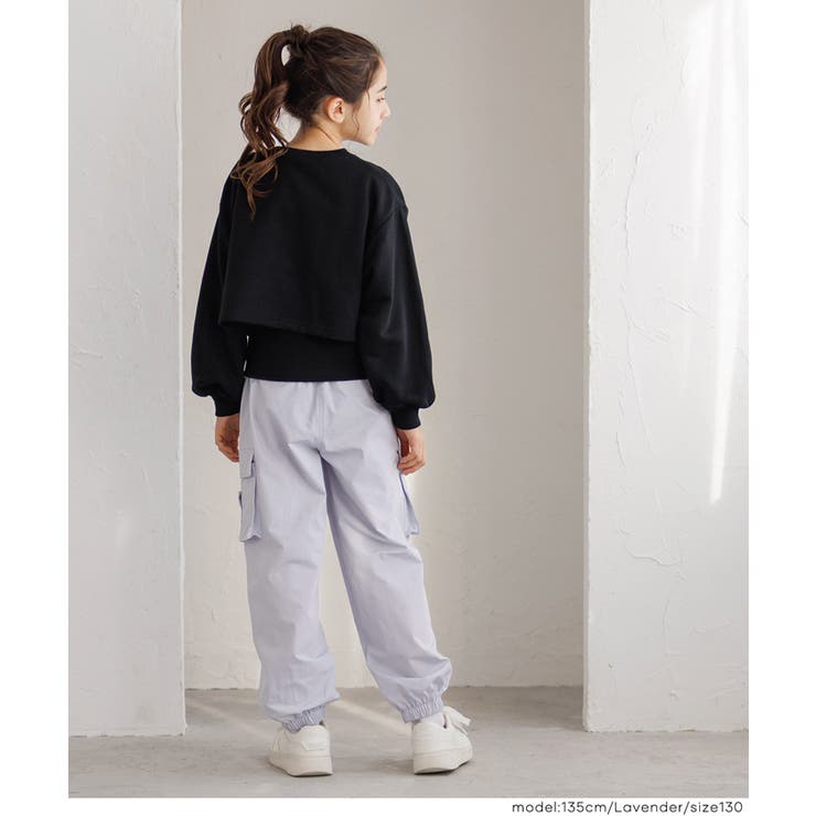 【DAILY WARM】 裏微起毛ハートカーゴパンツ | coca | 詳細画像3 