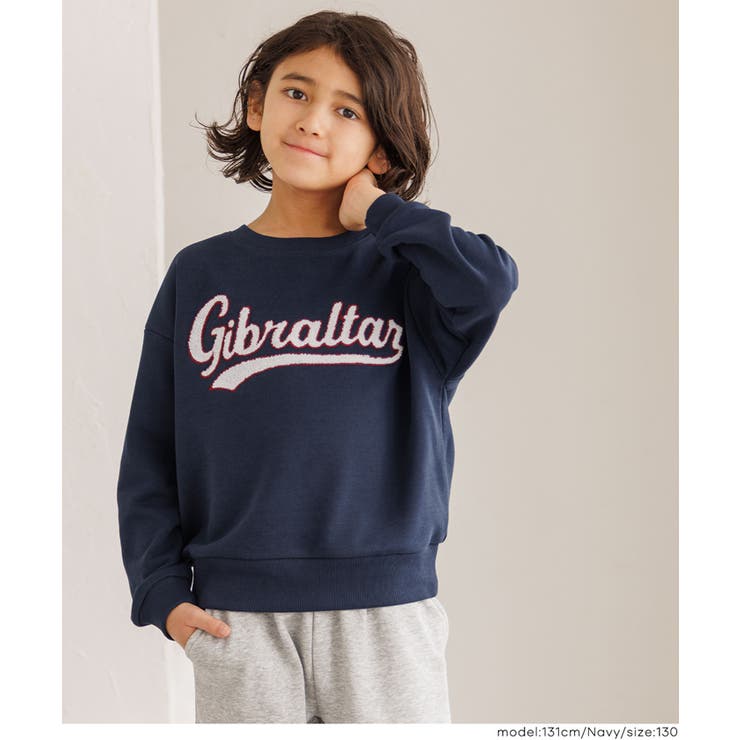 ［Navy］ | サガラ刺繍スウェットトップス | coca