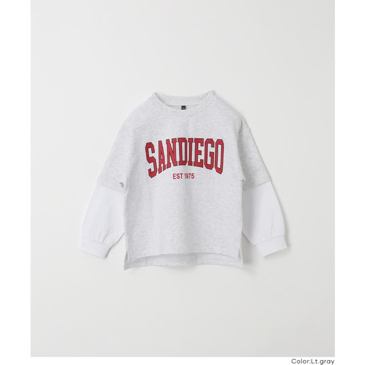 長袖レイヤードTシャツ キッズ | coca | 詳細画像14 