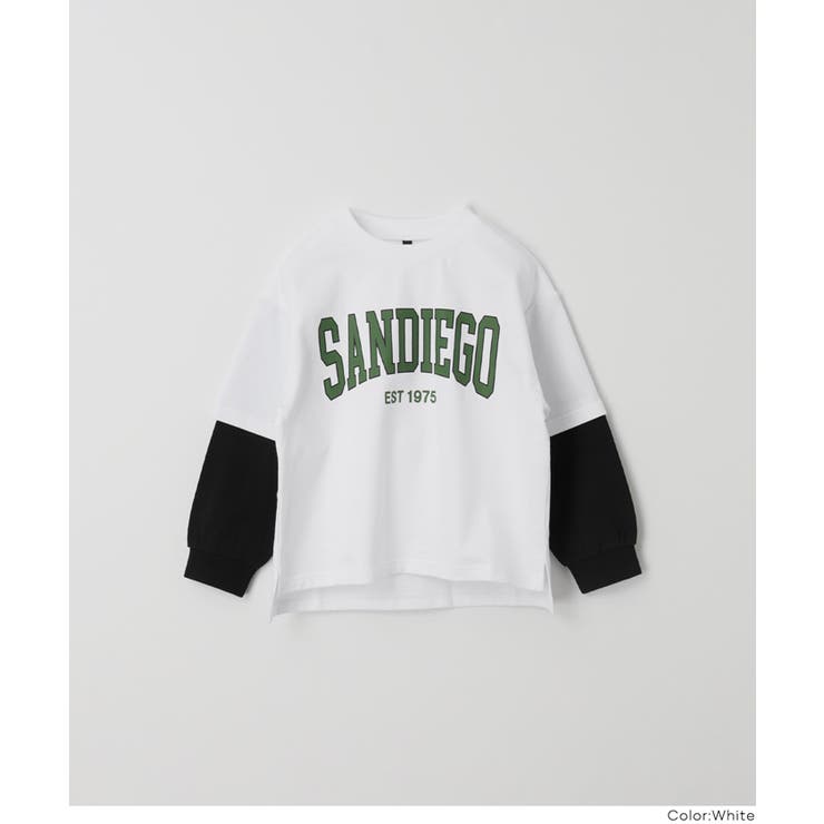 長袖レイヤードTシャツ キッズ | coca | 詳細画像15 