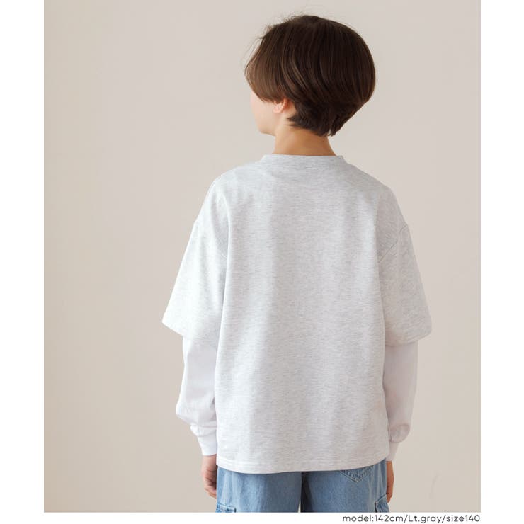 長袖レイヤードTシャツ キッズ | coca | 詳細画像6 