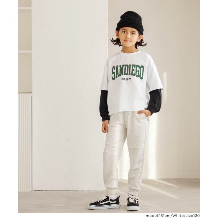 長袖レイヤードTシャツ キッズ | coca | 詳細画像8 