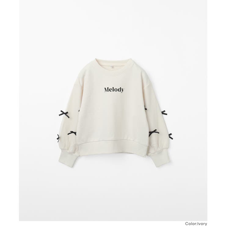 袖チュールリボンスウェットトップス | coca | 詳細画像15 