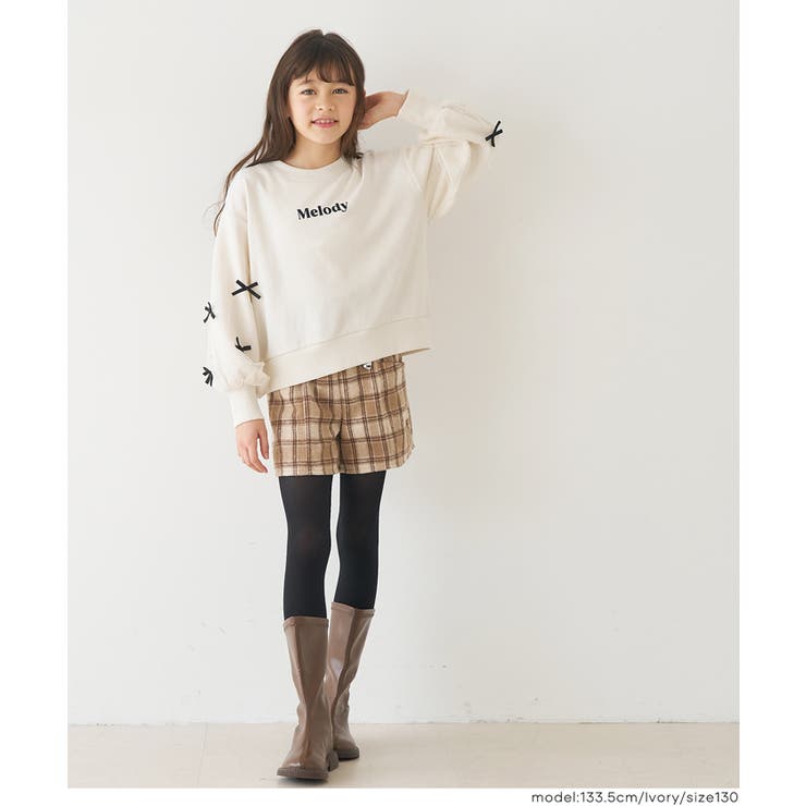 袖チュールリボンスウェットトップス | coca | 詳細画像2 