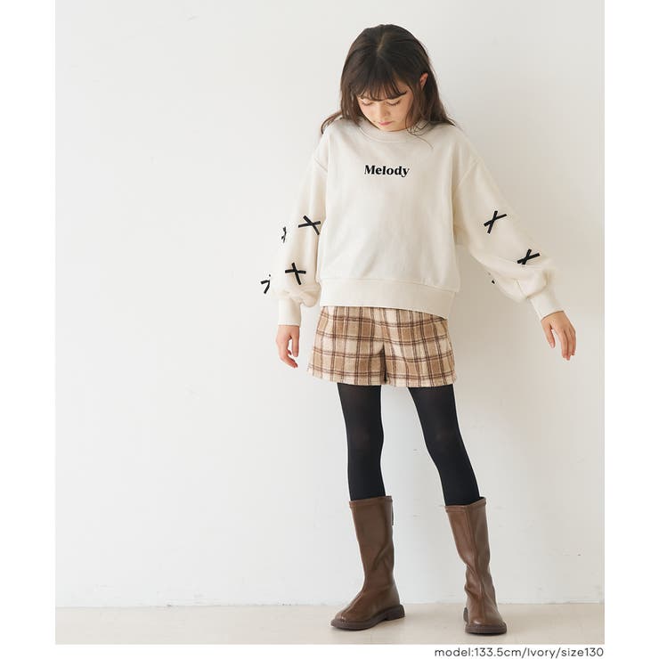 袖チュールリボンスウェットトップス | coca | 詳細画像5 