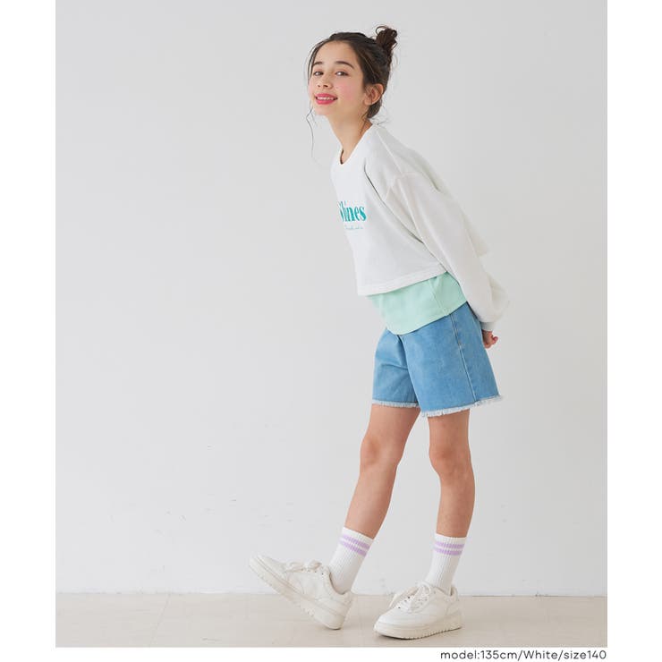 ラメプリントトップス＆タンクトップ 2点セット | coca | 詳細画像8 