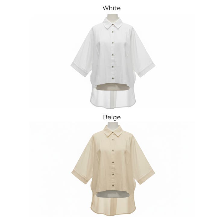 フロントタックドルマンシャツ | coca | 詳細画像17 