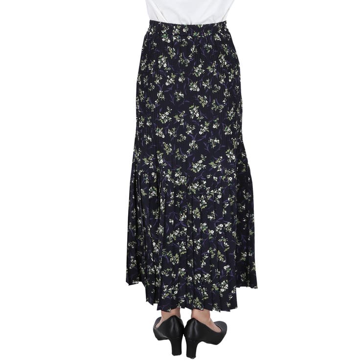 花柄プリーツロングスカート | coca | 詳細画像5 