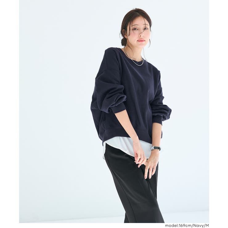 裏毛ボリュームシルエットスウェット | coca | 詳細画像13 