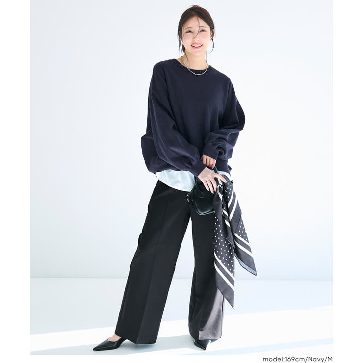 裏毛ボリュームシルエットスウェット | coca | 詳細画像9 