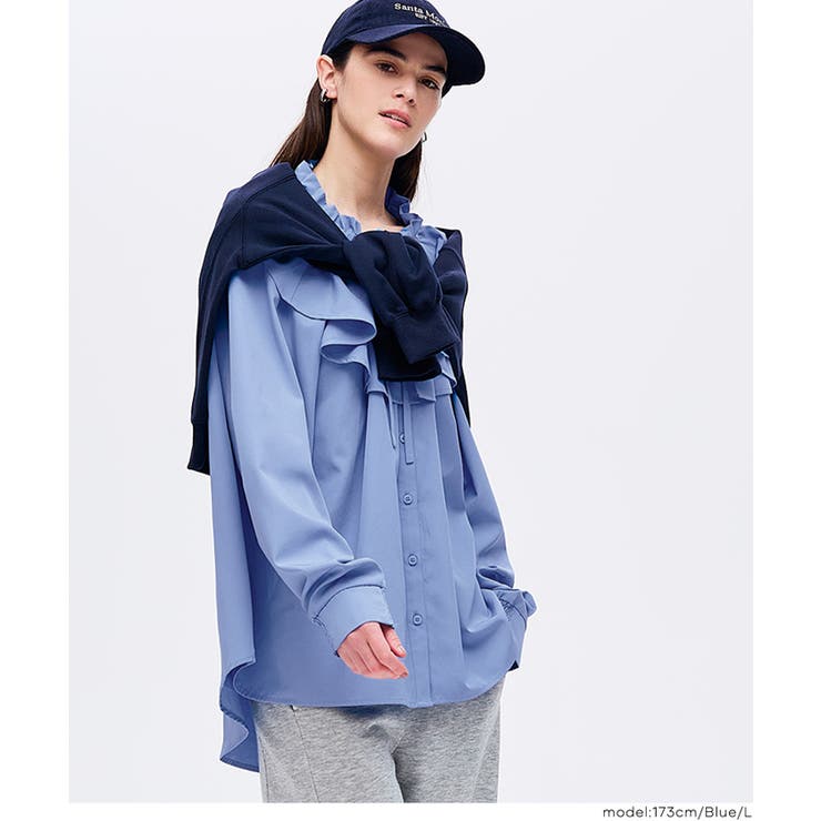 ビックカラーチュニックブラウス | coca | 詳細画像8 