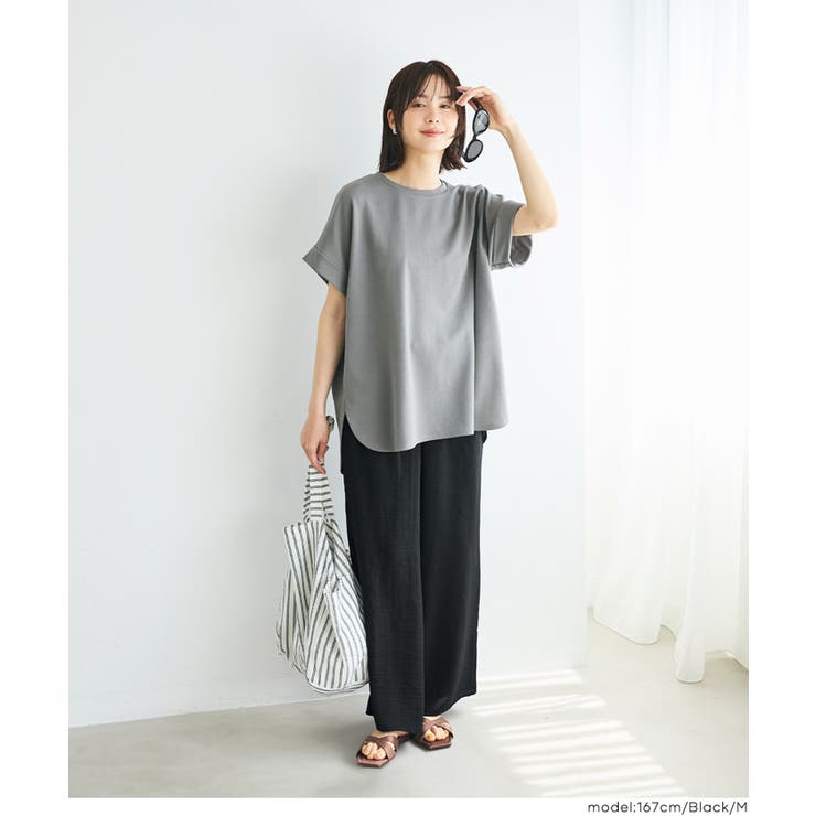 シボ感ワイドパンツ レディース | coca | 詳細画像12 