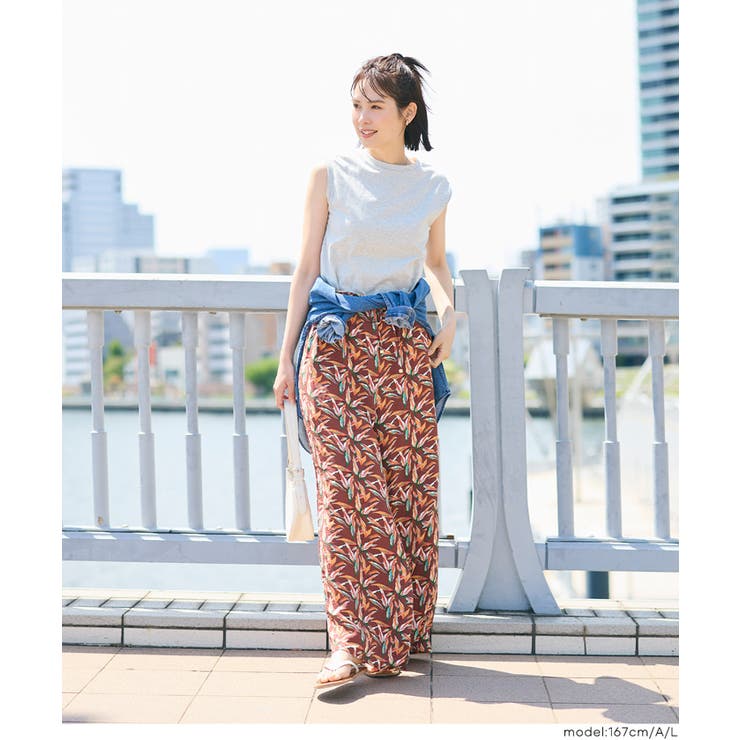シボ感ワイドパンツ レディース | coca | 詳細画像21 