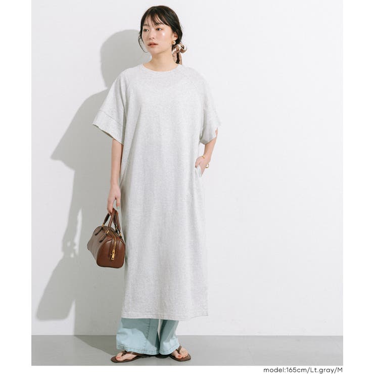 五分袖カットワンピース | coca | 詳細画像8 