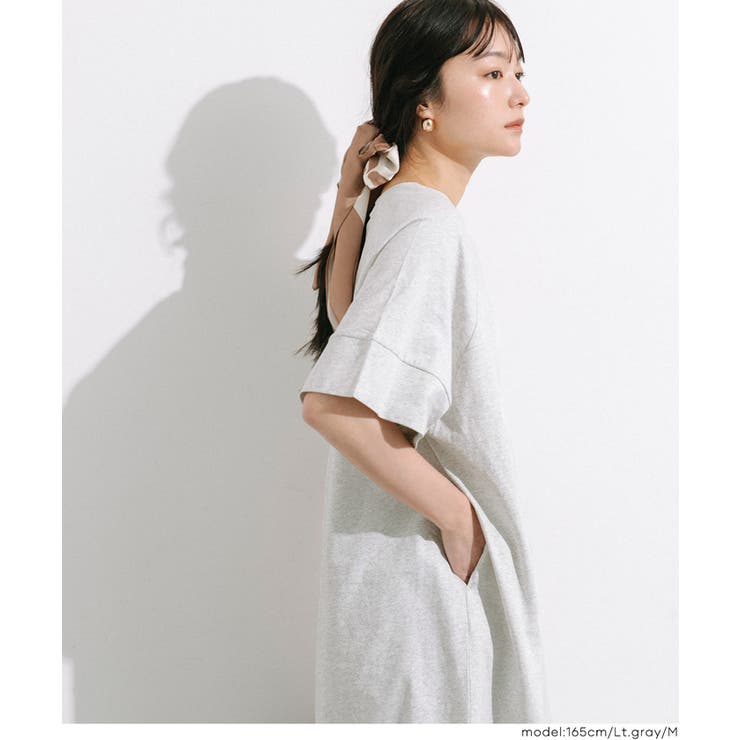 五分袖カットワンピース | coca | 詳細画像9 