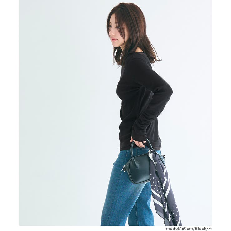 袖シャーリングレイヤードトップス | coca | 詳細画像17 