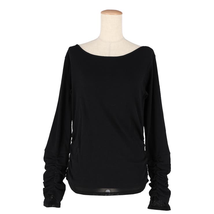 袖シャーリングレイヤードトップス | coca | 詳細画像3 