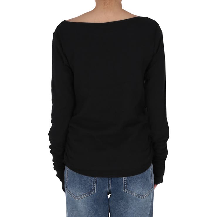 袖シャーリングレイヤードトップス | coca | 詳細画像6 