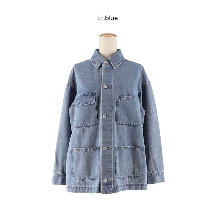 デニムカバーオールジャケット | coca | 詳細画像12 