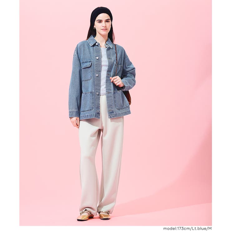 デニムカバーオールジャケット | coca | 詳細画像3 