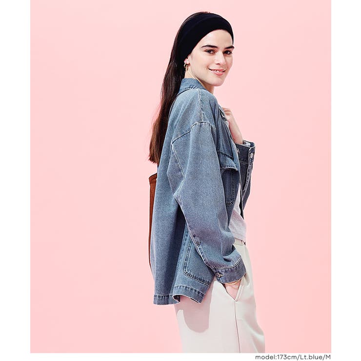 デニムカバーオールジャケット | coca | 詳細画像4 