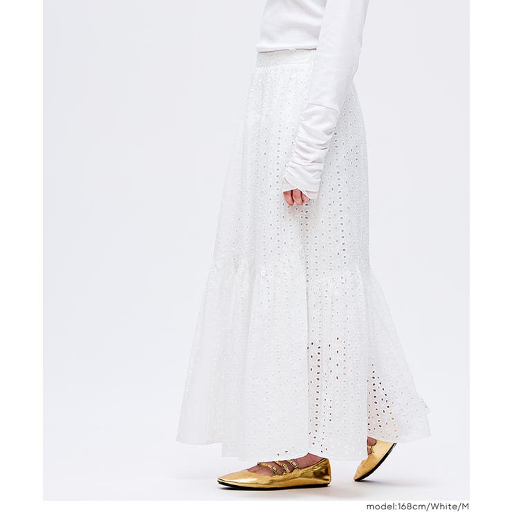 カットワークレーススカート | coca | 詳細画像6 