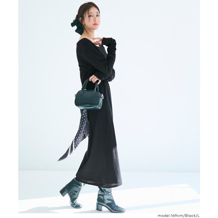 袖シャーリングレイヤードワンピース | coca | 詳細画像11 