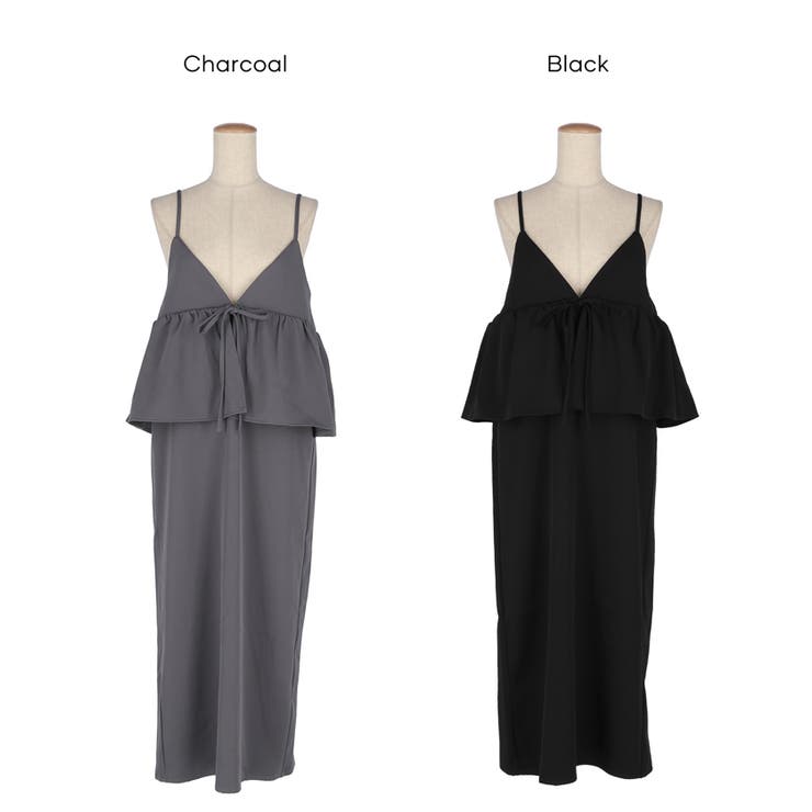 ペプラムキャミソールワンピース | coca | 詳細画像21 