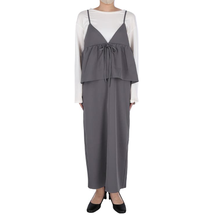 ペプラムキャミソールワンピース | coca | 詳細画像4 