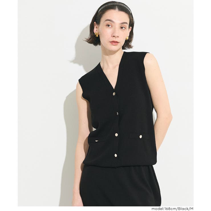 金ボタンベスト トップス | coca | 詳細画像13 
