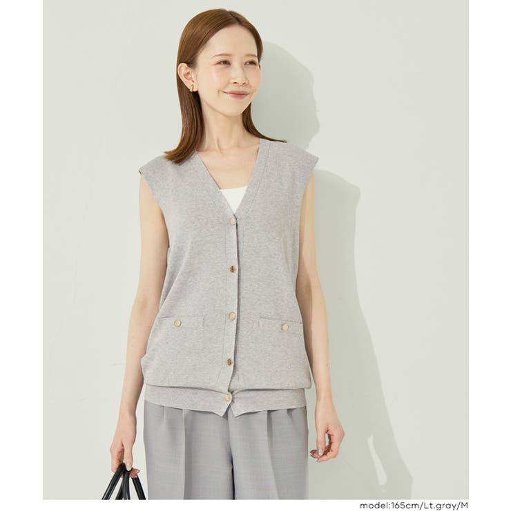 金ボタンベスト トップス | coca | 詳細画像10 
