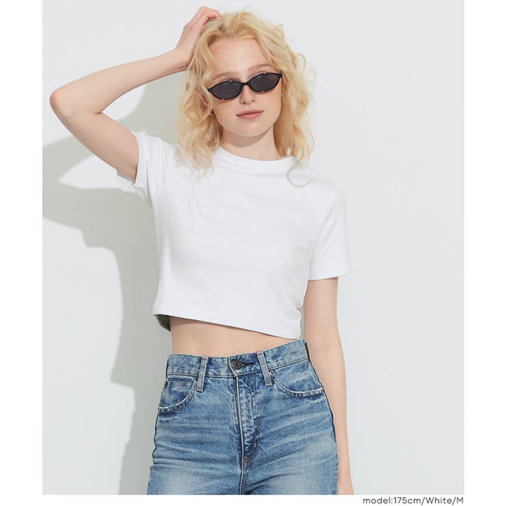 ［White］ | 〈４サイズ展開〉スムースコンパクトTシャツ | coca