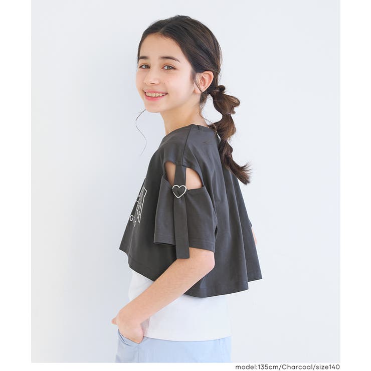 〈二点セット〉肩あきTシャツ＆タンクトップ | coca | 詳細画像3 