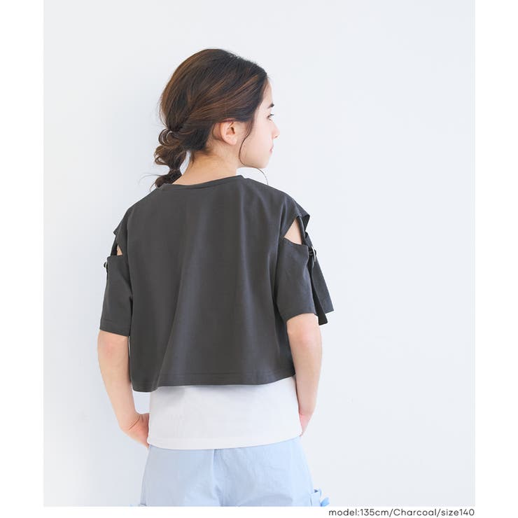 〈二点セット〉肩あきTシャツ＆タンクトップ | coca | 詳細画像5 